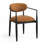 Riccio Performance Fabric Upholstered Dining Arm Chair-992955117-992955088