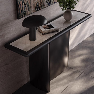 Italian minimalist luxury console table
