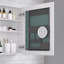 Armoire à pharmacie avec cadre à miroir biseauté à bords l 20 po x H 26 po, porte à ouverture à droite-1456850613