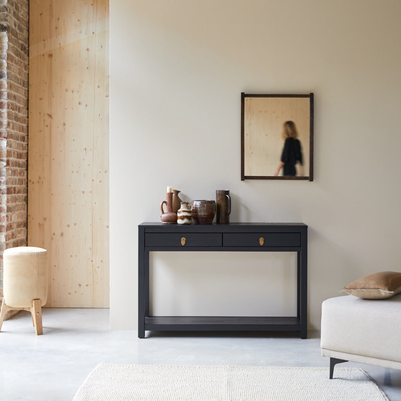 Zenaka 47.24'' W Solid Wood Console Table