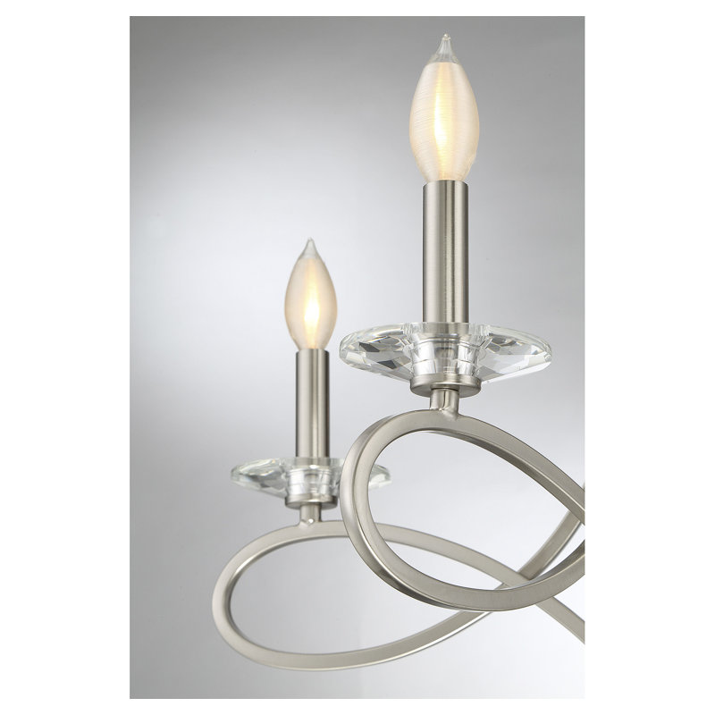 Lustre classique / traditionnel à 5 lumières de style bougie Marybel