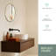 Mood Premium Round Bathroom Mirror Framed Wall Mounted, Circle Frame Modern & Stylish-31069187-31069184