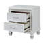 Table de chevet 2 tiroirs Crystal