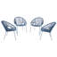 Chaise de patio intérieure / extérieure-1285304609