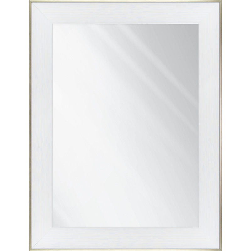 Culberson Plastic Flat Mirror, 54 cm H x 144 cm W, White