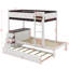 Lit superposé simple au-dessus de simple avec lit gigogne et bureau-1721152564