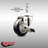 316SS Polyurethane Swivel Threaded Stem Caster with Brake-92133249