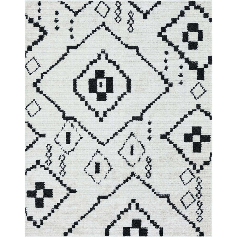 Victorville Abstract Indoor Rug, Rectangle 8' x 10'
