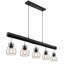 Alaitz 5 - Light Black Kitchen Island Pendant