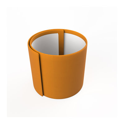 Abat-jour tambour en plastique / coton Drum