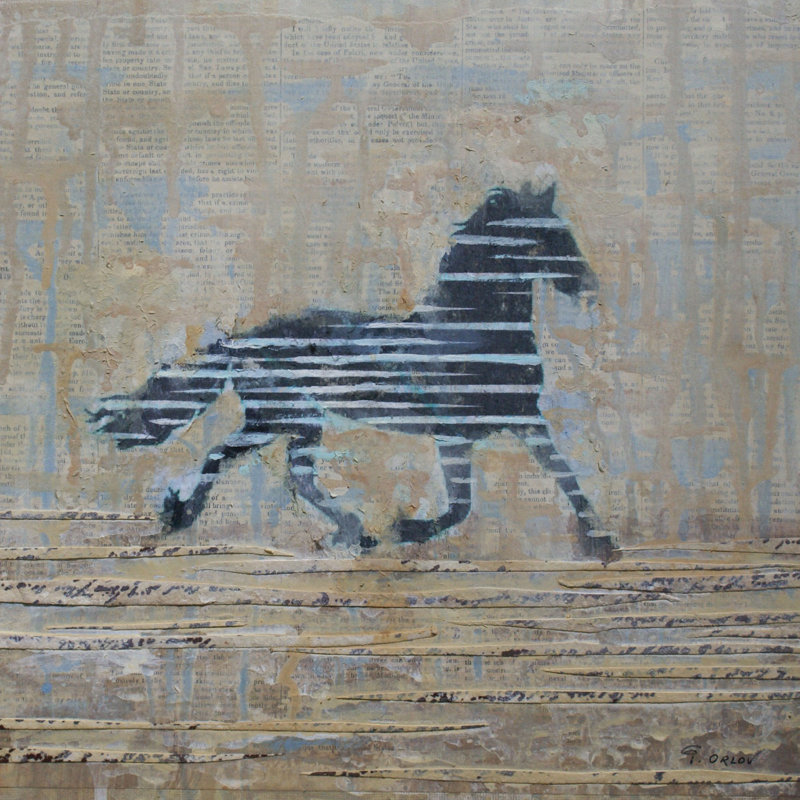 Irena Orlov - Wrapped Canvas Painting, 45 cm H x 45 cm W x 3.81 cm D