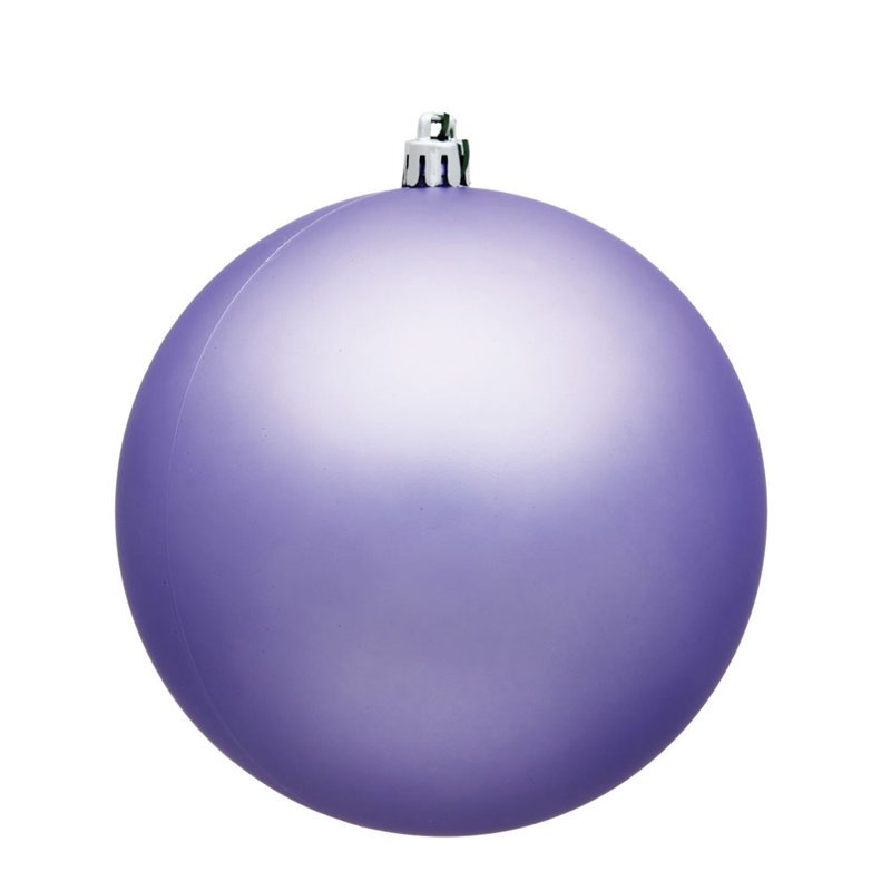 Ornement boule des Fêtes seulement, Lavande, H 10 po x l 10 po x P 10 po