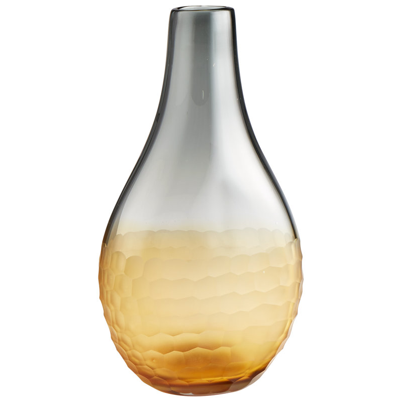 Liliana Ceramic / Porcelain Table Vase, 15.25" H x 8.5" W x 4.5" D