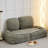 Chair With A Fluffy And Soft Texture Medium-Soft Seat Metal Frame-1647954556