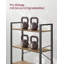 Toulouse 186cm H x 80cm W Metal Etagere Bookcase-290772490