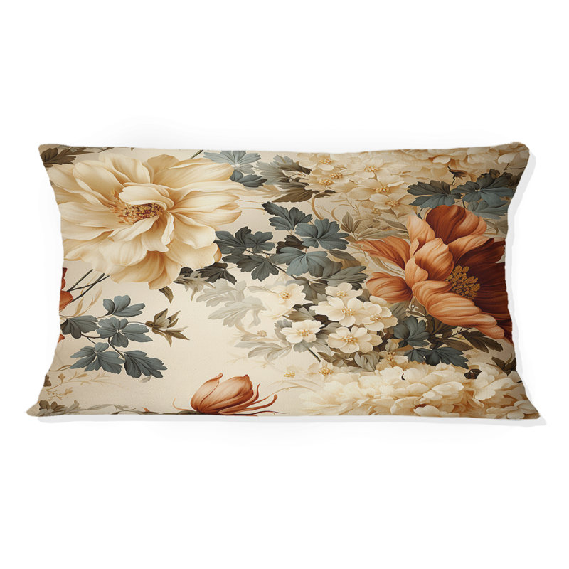 Floral Throw Pillow
