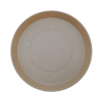  Round Prima Flower Pot Saucer, Sandstone, 5in