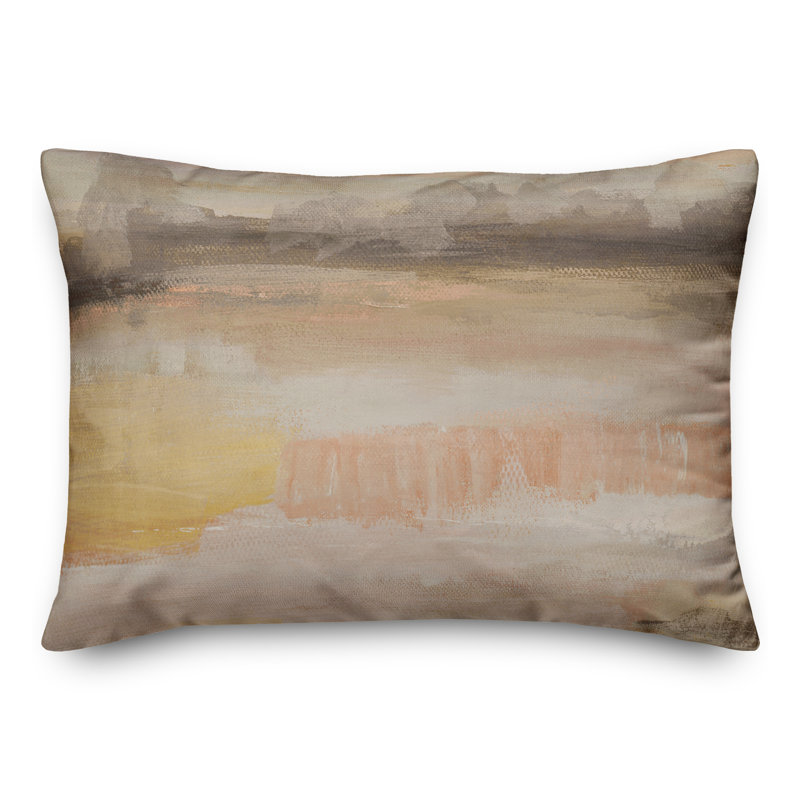 Abstract Reversible Throw Pillow