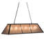 Luminaire suspendu pour table de billard 6 lumières carré/rectangulaire Fairford