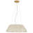 4-Light Modern Capiz Shell Chandelier Dia 20 Inches