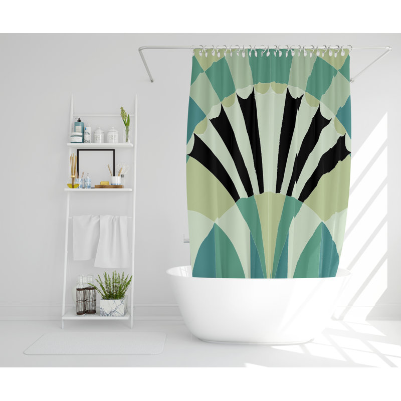 Wilbrecht Polyester Shower Curtain Set, 177cm H x 177cm W