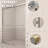 50"-54"Aluminum Frame Double Sliding Shower Door-116680764