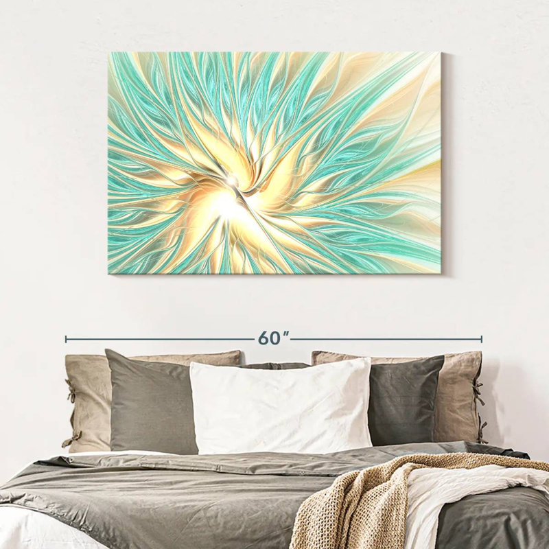 Spectacle de soleil abstrait Avery, H 32 po x l 48 po