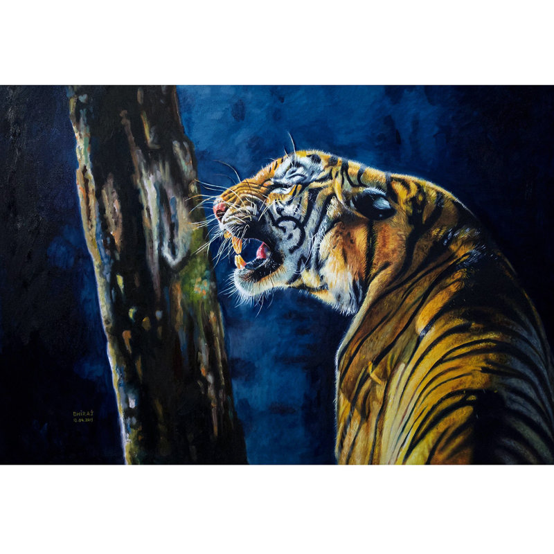 Princesse de la nuit | Peinture de Dhiraj Khandelwal