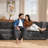 Cloudelle 6 - Piece Polyester Fabric Sectional-169381135