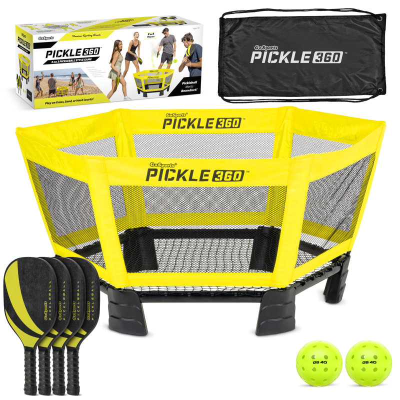 GoSports Pickle 360 Game Set - Pickleball Meets Roundnet
