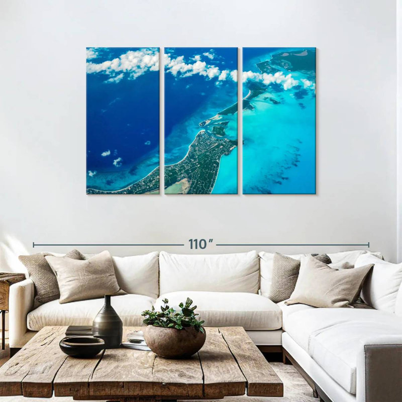 Gillard Turks And Caicos Islands, 48" H x 74" W