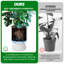 Ensemble de 2 pots à fleurs 14,2 "pour arrosage automatique pour plantes d'intérieur avec drainage intégré et moniteur de niveau d'eau