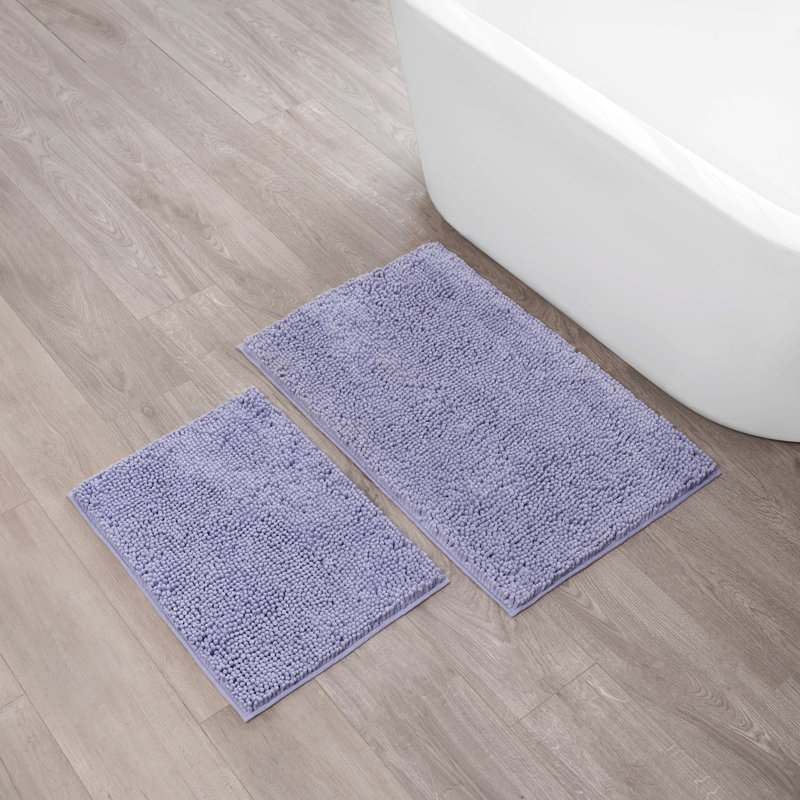 Aguon Non-Slip Bath Rug, Lavender