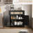Compact Rattan Sideboard Cabinet with Drawer Adjustable Shelf Storage for Kitchen Dining Room Living Room and Entryway