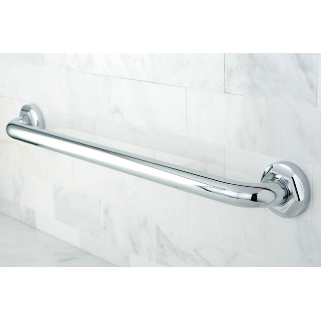 Barre d'appui extensible 1-1 / 4 po Kingston Brass Metropolitan, l 30 po, Chrome poli