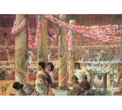 " Caracalla And Geta " by Sir Lawrence Alma-Tadema
