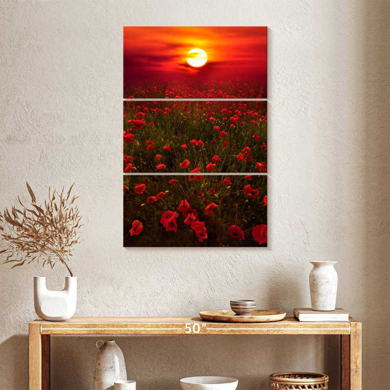 Harnek Warm Sunset Meadow, 38" H x 24" W