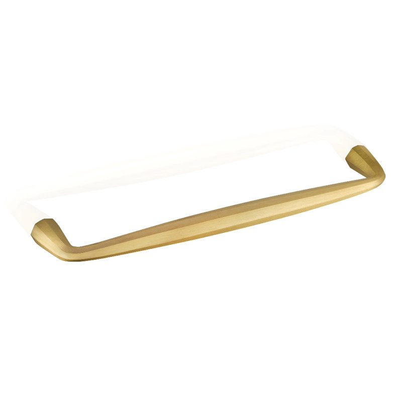 Burbridge Bar / Handle Pull, 7.56", Brush Brass