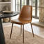 Ensemble de table de salle à manger extensible 47 "à 83" avec chaises en similicuir-131644550-131644551