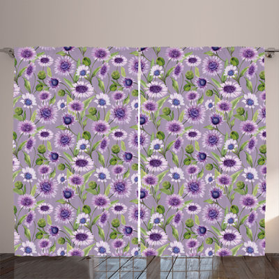 Semi Sheer Curtain Pair