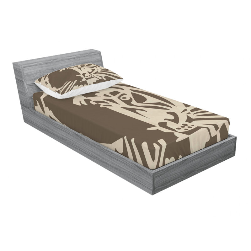 Microfiber Sheet Set, Queen Sheet Set with Fitted Sheet