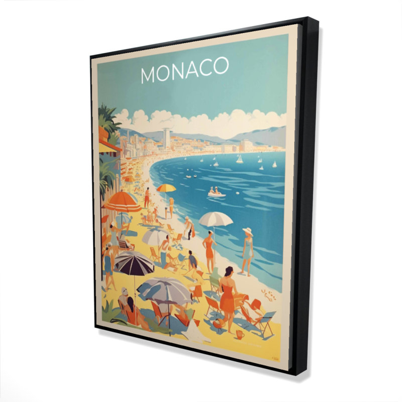"Monaco" sur toile