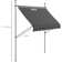 Dakota Fields 250cm W x 120cm D Polyester Cover Retractable Patio Awning,Door Canopy,Window Awning,Freestanding Awning