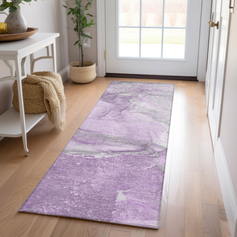 Tapis intérieur / extérieur Behice avec envers antidérapant, Tapis de couloir 2 pi 3 po x 7 pi 6 po