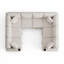 Canapé-lit modulaire en U 108,7 po Chenille-1140159223