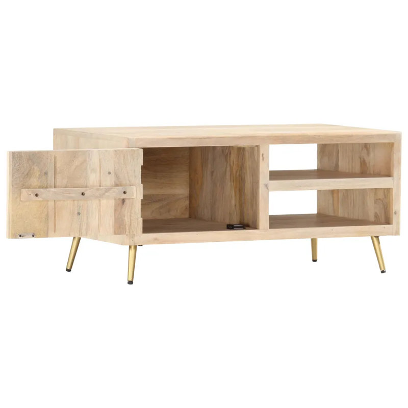 Nephele Four Leg Coffee Table with Storage