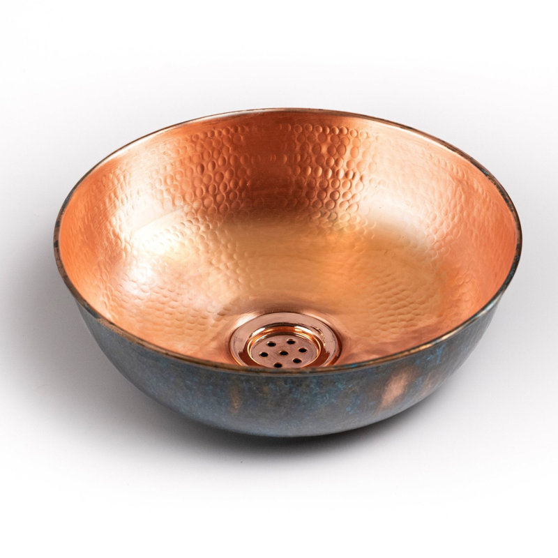 Lily Manor Copper Sink, Size: 14''