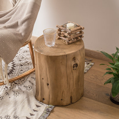 Chariese 15'' Outdoor Concrete Side Table