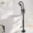 2 Handle Clawfoot Tub Faucet with Hand Shower and Diverter-61250664