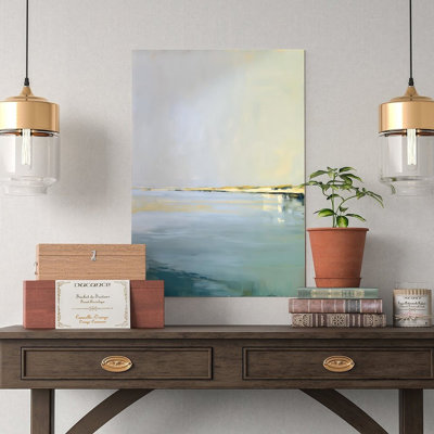 Canvas Wall Art Serene Coastal Landscape Art Print Poster Vintage Poster Print Home Decor